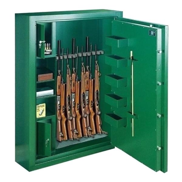 Rottner Waffenschrank EN0 SPORT N8 EL Premium Elektronikschloss chromoxydgrün T05332